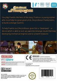 Box back cover for Will Of Dr. Frankenstein, The on the Nintendo Wii.